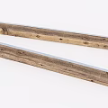 Natural Stone Wood Decorative Strips With Rustic Wood Grain And Smooth Surface