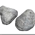 Natural Rough Textured Stones With Holes And Irregular Shapes For Decorative