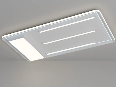 Modern LED Ceiling Light with Slim Design and Bright Illumination for Home Interiors 3d model