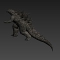 Godzilla Monster Game Character 3d model