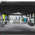 Modern Clothing Store Interior With Display Racks Mannequins And Assorted Apparel