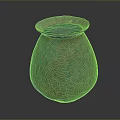 Iridescent Copper Vase With Turquoise Patina And Textured Surface Design