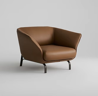 Single Casual Sofa 3d model