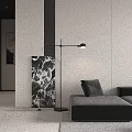 Modern Minimalist Dining Table Set Matches Sleek Monochrome Open Plan Home Interior