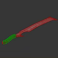 Tactical Weapon Knife With Sharp Forged Blade And Red Ergonomic Handle Design