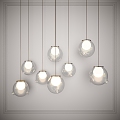 Light Luxury Chandelier 3d model