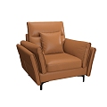 Jane Europe single sofa 3d model