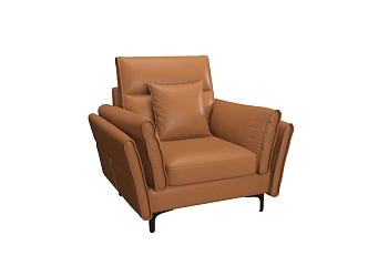 Jane Europe single sofa 3d model