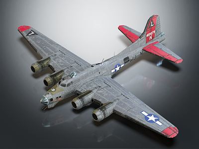 Modern fighter bomber aircraft 3d model