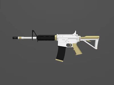 M4 machine gun 3d model M4 machine gun 3d model