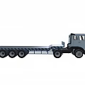 Flatbed Utility Truck with Spacious Flatbed and Cab Design