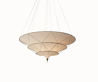 Chandelier Round Chandelier Restaurant Chandelier 3d model