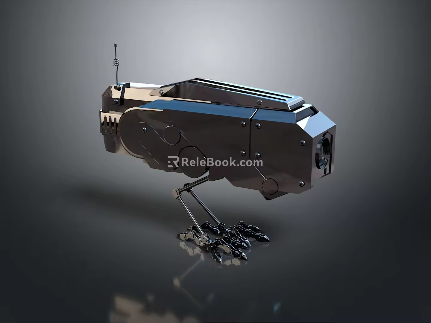 Robot Assistant Small Robot Butler Robot Butler Figure Game Figure 3d model