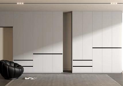 Modern wardrobe 3d model