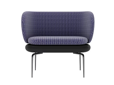 Modern Single Sofa 3d model