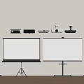 Projector screen 3d model
