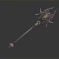 Scepter Ancient Scepter Cane Ancient Scepter Magic Scepter Metal Scepter Classical Scepter Magic Scepter 3d model
