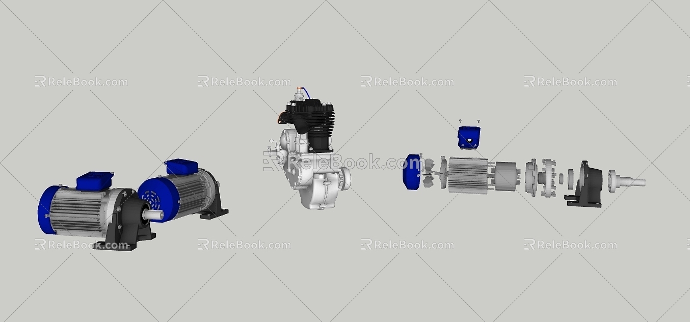 Motor Engine Electrical Devices Industrial Flagship 3d model