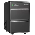 KLARSTEIN Ice Maker Black Stainless Steel Household Appliance With Control Panel