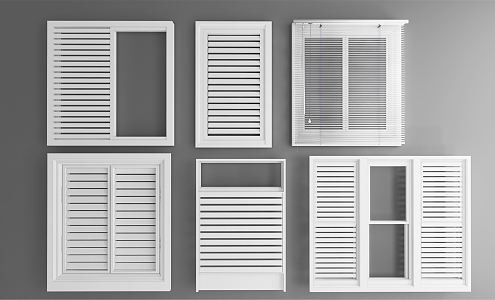 Modern blinds 3d model