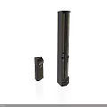 Small Electronic Device And Large Vertical Component With Black Casing Design