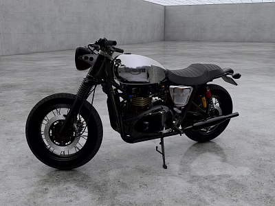 Triumph Bonneville Motorcycle 3d model