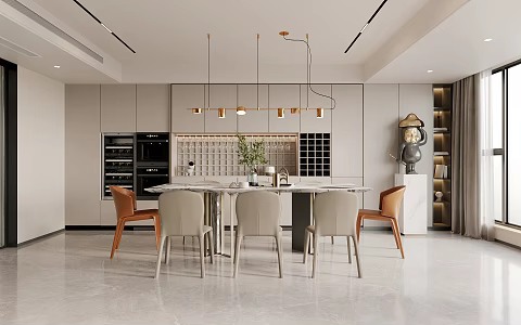 Modern Restaurant 3d model