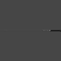 Intricate Design Sword With Black Hilt Silver Guard And Slender Blade