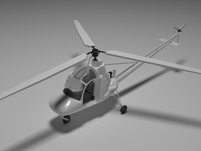 Modern Helicopter model