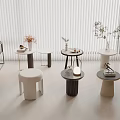 Modern side corner ornaments 3d model