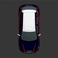 Carabinieri Blue White SUV With Red Stripes Stylish Exterior Design