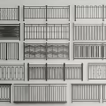 Various Metal Fence Styles And Designs For Home Garden Decoration