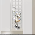 Modern Cream Style Cozy Living And Dining Room With Soft Furnishings And Large Window Views