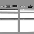 Projection equipment, projection screen, laser projector 3d model