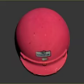 Pink Fire Safety Helmet With Protective Apparel Features And Bold FIRE Lettering