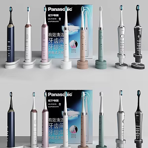 Modern Electric Toothbrush Panasonic Electric Toothbrush 3d model