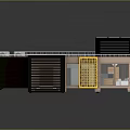 Modern Single Family House With Solar Panels Yellow Lattice And Roof Terrace