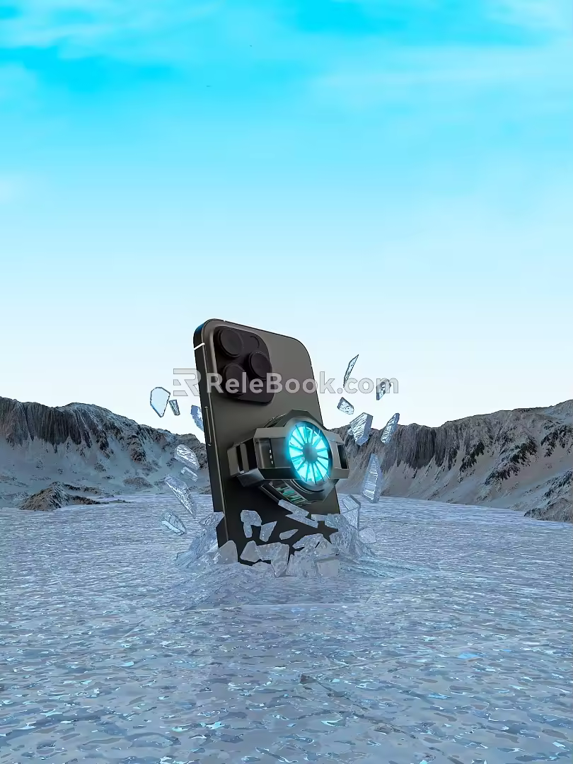 Mobile Phone Radiator Glacier 3d model