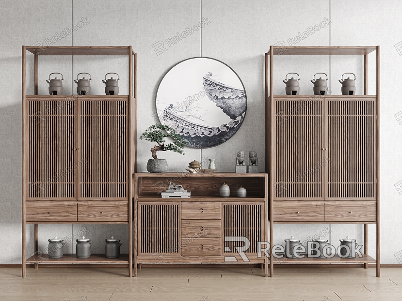 New Chinese Antique Rack model