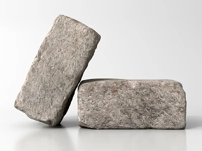 Modern stone landscape stone stone stone strip stone table top 3d model