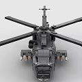 Realistic Electric Toy Helicopter Model With Detailed Rotors And Military Style Design