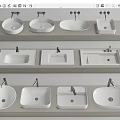 Modern Ceramic Washbasins With Various Shapes And Designs For Bathroom Interiors