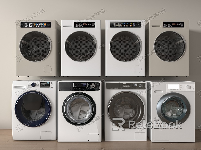 Modern Washing Machine Wall Mounted Washer Dryer model