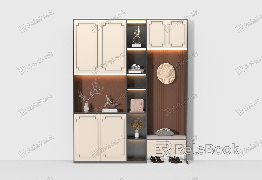 New Chinese Shoe Cabinet Cabinet Locker model