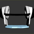 Cat Ear Computer Headset With Smile Face And Star Pattern Design