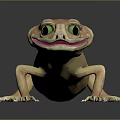 Lizard Anime Lizard Chameleon Cartoon Lizard Reptile Cold Blooded Animal Reptile Class 3d model