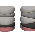 modern sofa stool pier 3d model