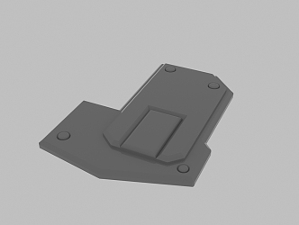 Modern parts up 3d model