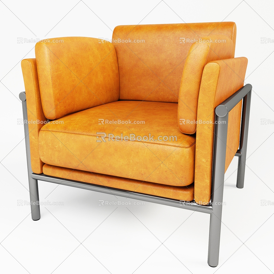 Sofa Single Sofa Seat Casual Sofa 3d model