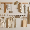 Wooden Wall Mounted Hooks for Hanging Hats Bags Clothes and Accessories